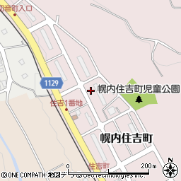 北海道三笠市幌内住吉町周辺の地図