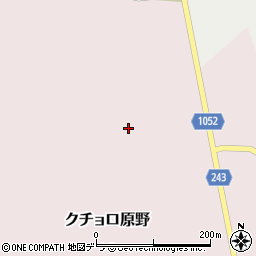 北海道川上郡標茶町クチョロ原野北２０線西周辺の地図