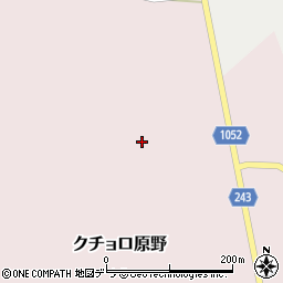 北海道標茶町（川上郡）クチョロ原野（北２０線西）周辺の地図