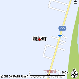 北海道石狩市親船町周辺の地図