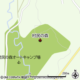 村民の森周辺の地図
