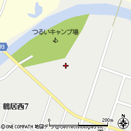 北海道阿寒郡鶴居村鶴居西8丁目周辺の地図