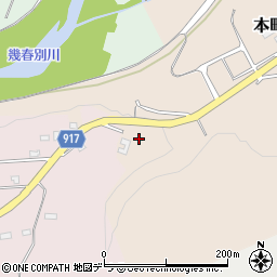 北海道三笠市本町215周辺の地図