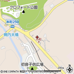 北海道三笠市本町273周辺の地図