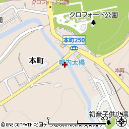 北海道三笠市本町224-3周辺の地図