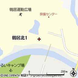 鶴居運動広場バーベキューコーナー松井商店周辺の地図