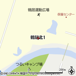 北海道阿寒郡鶴居村鶴居北1丁目周辺の地図