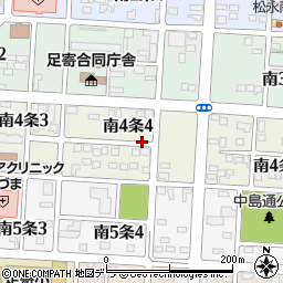 北海道足寄郡足寄町南４条周辺の地図