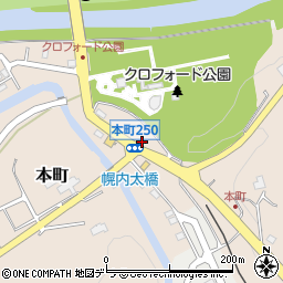 北海道三笠市本町965周辺の地図