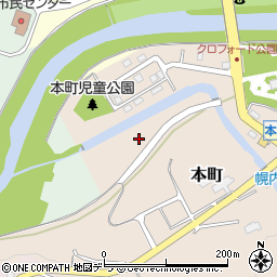 北海道三笠市本町228周辺の地図