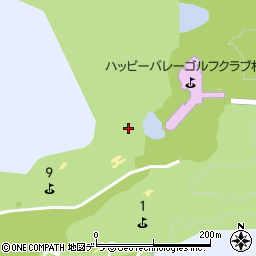 ハッピーバレーゴルフクラブ札幌周辺の地図