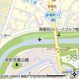 三笠山橋周辺の地図