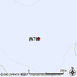 北海道河東郡上士幌町上音更西７線周辺の地図