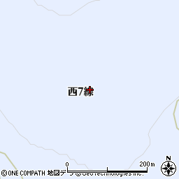 北海道上士幌町（河東郡）上音更（西７線）周辺の地図