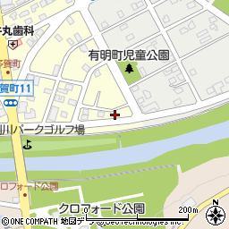 北海道三笠市多賀町8周辺の地図