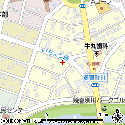 北海道三笠市多賀町18周辺の地図