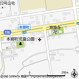 本郷町児童公園周辺の地図