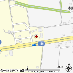 セブンイレブン三笠いちきしり店周辺の地図