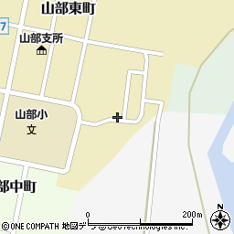 北海道富良野市山部東町9周辺の地図