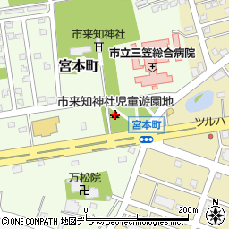 市来知神社児童遊園地周辺の地図