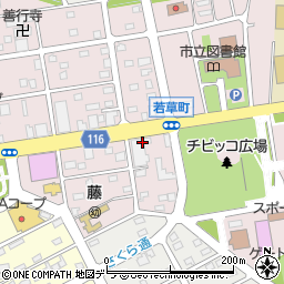 ファミリーマート三笠幸町店周辺の地図