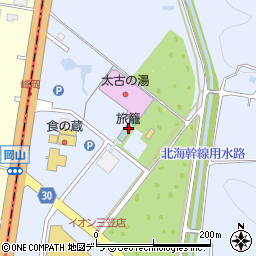 三笠天然温泉太古の湯別館旅籠周辺の地図