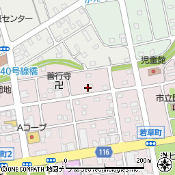 北海道三笠市幸町周辺の地図