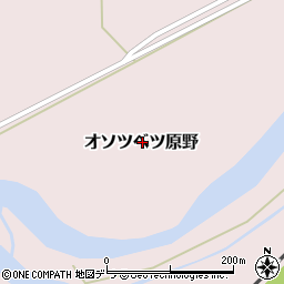 北海道川上郡標茶町オソツベツ原野周辺の地図