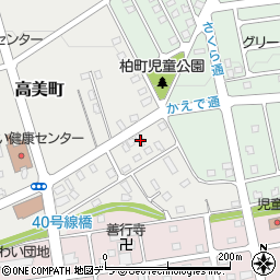 北海道三笠市高美町4周辺の地図