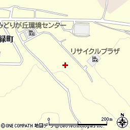 北海道三笠市唐松緑町周辺の地図