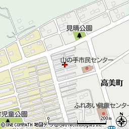 北海道三笠市高美町458周辺の地図