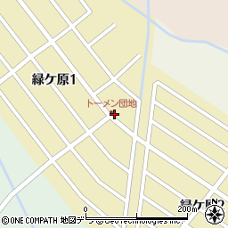 北海道石狩市緑ケ原周辺の地図
