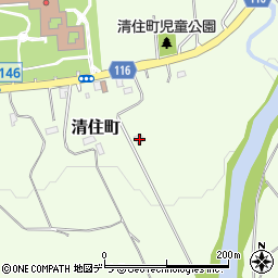 北海道三笠市清住町157周辺の地図
