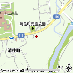 北海道三笠市清住町130周辺の地図