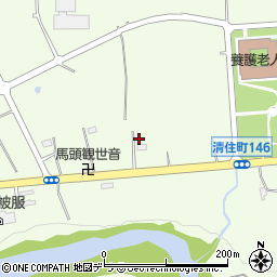 北海道三笠市清住町102周辺の地図