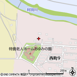 北海道足寄郡足寄町西町9丁目3周辺の地図