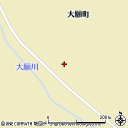 北海道岩見沢市大願町368-2周辺の地図