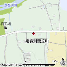 北海道三笠市幾春別栗丘町周辺の地図