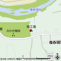 梅工場周辺の地図