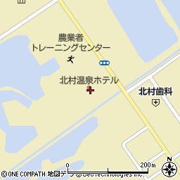 北村温泉ホテル周辺の地図