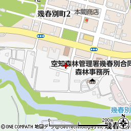 三笠警察庁舎　幾春別駐在所周辺の地図