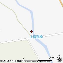 北海道釧路市阿寒町上徹別４７線周辺の地図