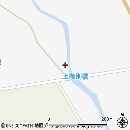 北海道釧路市阿寒町上徹別（４７線）周辺の地図