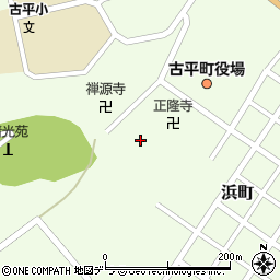 正隆寺本堂周辺の地図