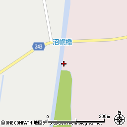 沼幌橋周辺の地図