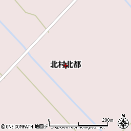 北海道岩見沢市北村北都周辺の地図