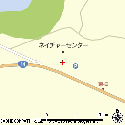 北海道根室市東梅83周辺の地図