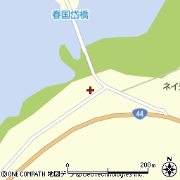 北海道根室市東梅205周辺の地図