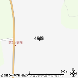 北海道釧路市阿寒町上徹別４９線周辺の地図