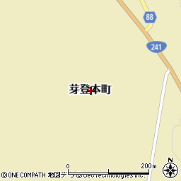北海道足寄郡足寄町芽登本町周辺の地図